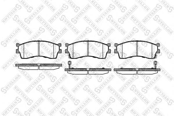 Do koszyka 0K9D03328Z Hyundai/Kia Klocki hamulcowe przednie tarczowe