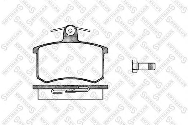 Okładziny (klocki) do hamulców tarczowych tylne Fiat/Alfa/Lancia 9939503 cena, od 15,28 USD