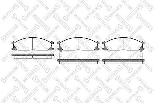 Klocki hamulcowe przednie tarczowe D106057GXM01 Nissan/Infiniti