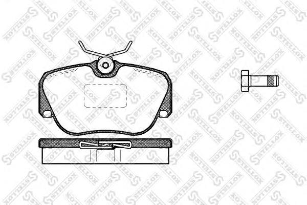 001420812067 Mercedes Klocki hamulcowe przednie tarczowe