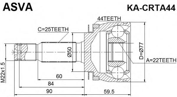 Przegub KIA Cerato