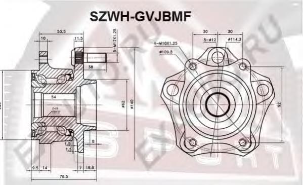 Do koszyka 330803 Maxgear Piasta przednia