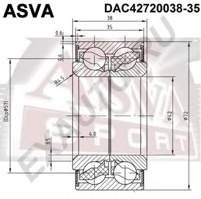 46T080704 Koyo Łożysko piasty przedniej