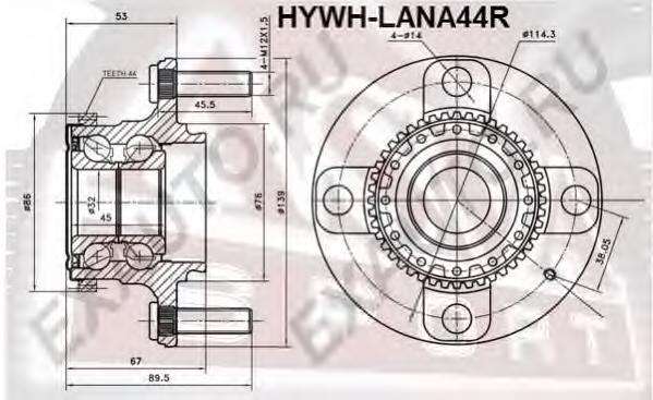HYWHLANA44R Asva