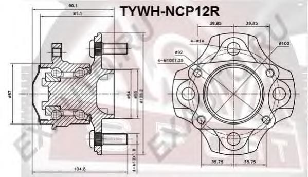 TYWHNCP12R Asva