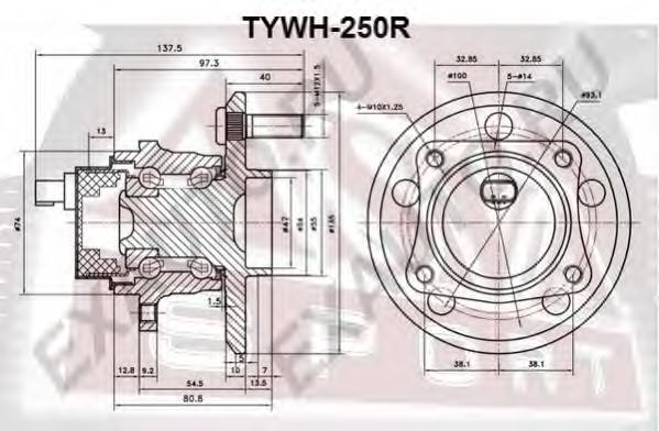 RD.26150174 Rider piasta tylna