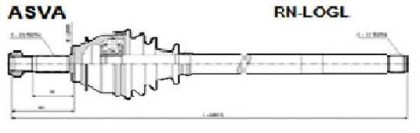 8200264667 Renault (RVI) Przegub homokinetyczny przedni zewnętrzny