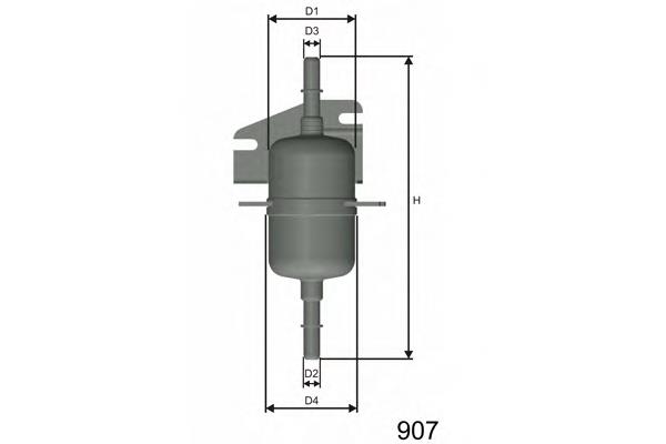 E105 Misfat filtr paliwa