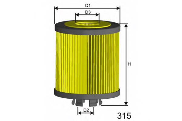 Filtr oleju General Motors 650308 cena, od 7,57 USD