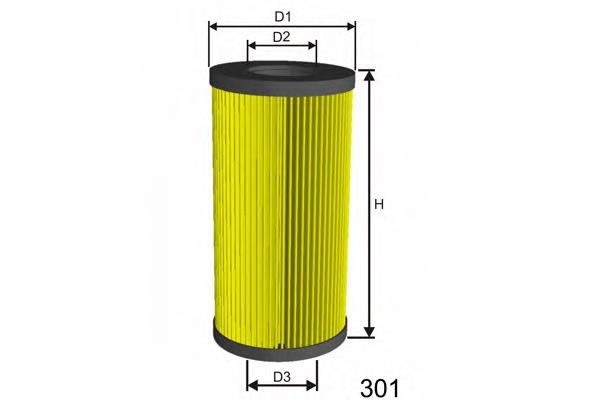 Filtr oleju A1121800009 Mercedes