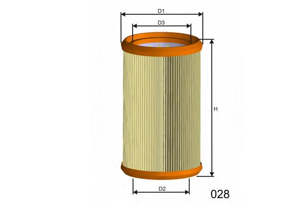 Filtr powietrza 6N01239620 VAG