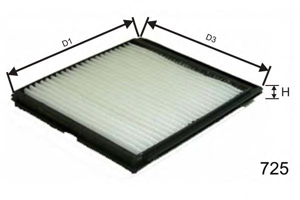 Filtr kabiny FC0428 Bremsi