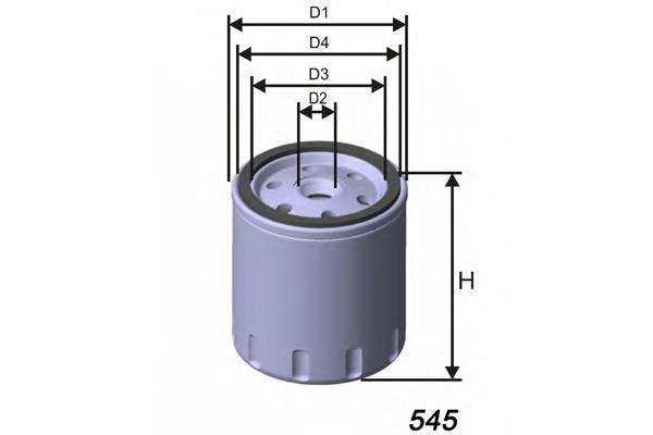 Z640 Misfat filtr oleju