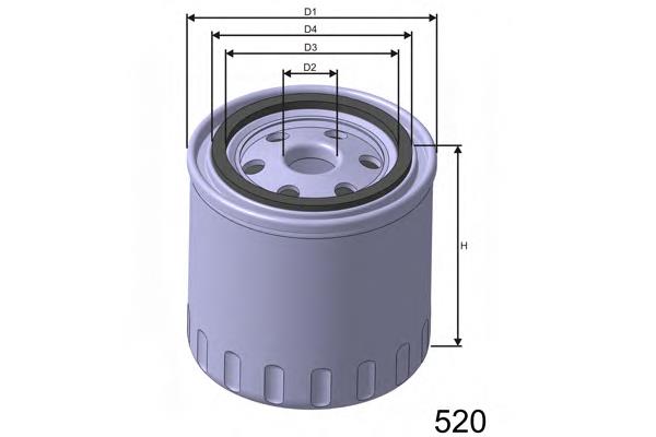 Z290 Misfat filtr oleju