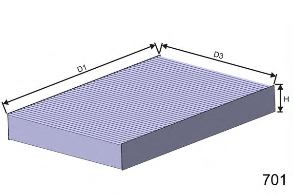 HB146C Misfat filtr kabiny