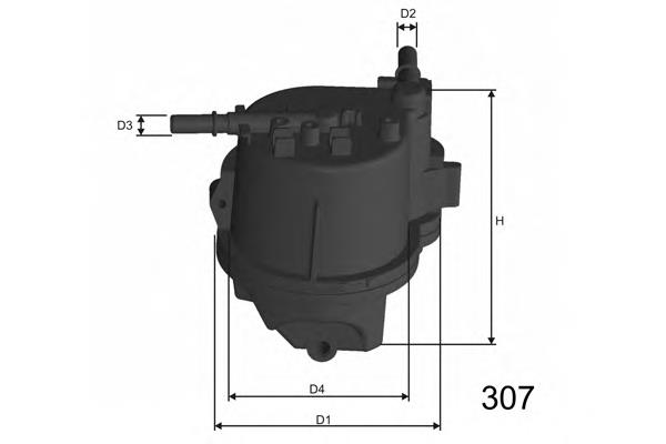 Filtr paliwa E148123 Peugeot/Citroen