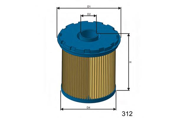 Filtr paliwa Vasco Filters C319 cena, od 8,26 USD