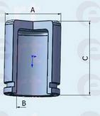 150787-C ERT tłoczek zacisku hamulcowego przedniego