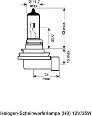 Żarówka halogenowa 64212 Osram