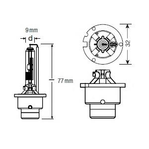 Żarówka ksenonowa 66250 Osram