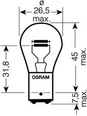 Żarówka Osram 7537 cena, od 1,32 USD