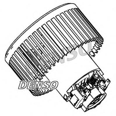 DEA23004 Denso Silniczek wentylatora nagrzewnicy (ogrzewacza wnętrza)