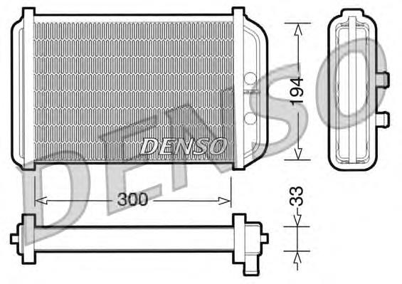 DRR09033 Denso Chłodnica nagrzewnicy (ogrzewacza)