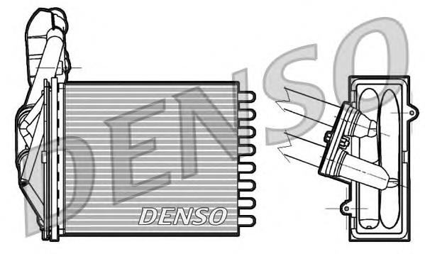 DRR09042 Denso Chłodnica nagrzewnicy (ogrzewacza)