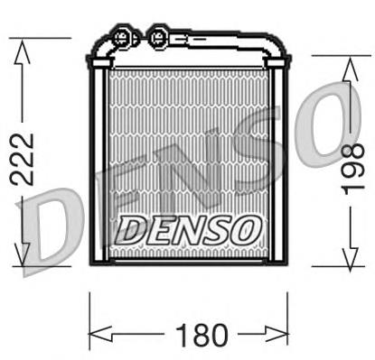 DRR32005 Denso chłodnica nagrzewnicy (ogrzewacza)