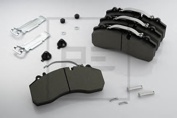 08630050A PE Automotive Klocki hamulcowe przednie tarczowe