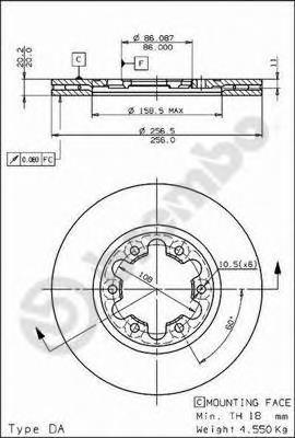 Tarcza hamulcowa przednia Mazda S08333251B cena, od 21,66 USD