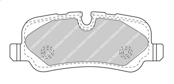 Okładziny (klocki) do hamulców tarczowych tylne Land Rover LR010664 cena, od 33,46 USD