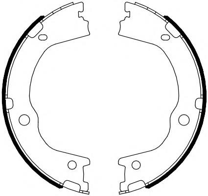 FSB4089 Ferodo klocki hamulca ręcznego