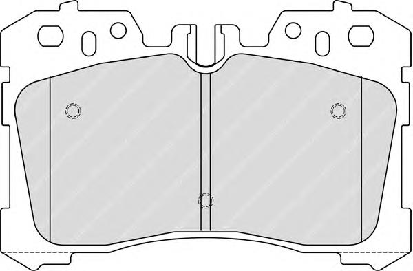 FDB4277 Ferodo klocki hamulcowe przednie tarczowe