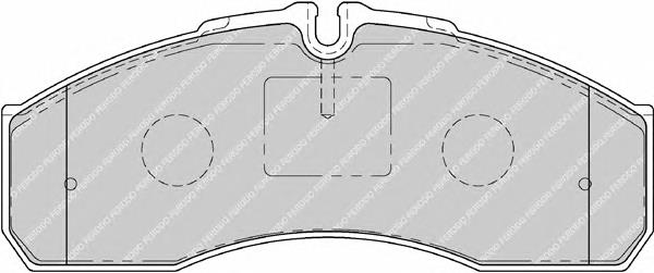 Klocki hamulcowe przednie tarczowe 34204620 Mercedes