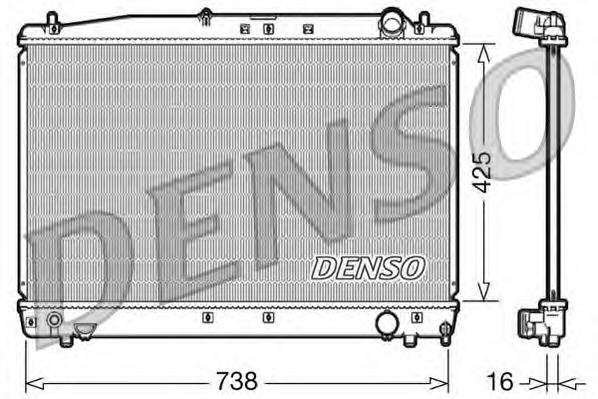 Chłodnica silnika Toyota 1640027050 cena, od 120,82 USD