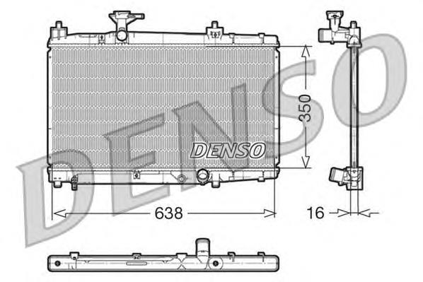 Do koszyka 1640033070 Toyota Chłodnica silnika