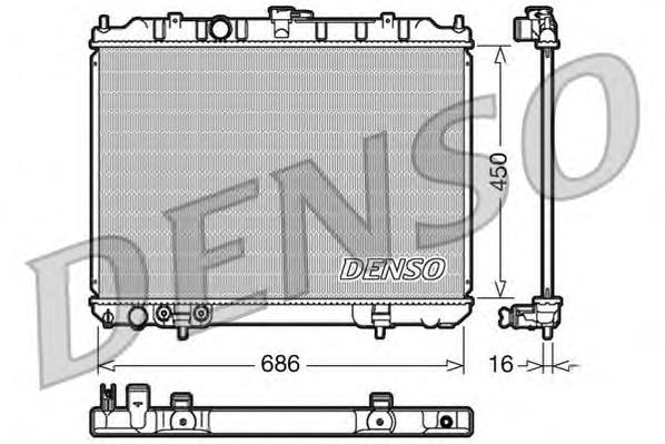Chłodnica silnika Nissan/Infiniti 21460AE100 cena, od 114,28 USD