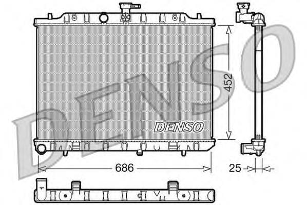 Chłodnica silnika Denso DRM46007 cena, od 179,55 USD