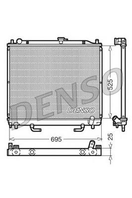 DRM45015 Denso Chłodnica silnika