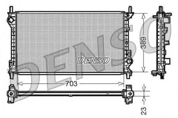 Chłodnica silnika 1552410 Ford