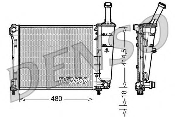 Do koszyka 1814153 Ford Chłodnica silnika