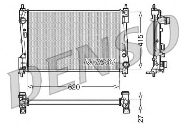 Chłodnica silnika Opel 871360500 cena, od 74,91 USD
