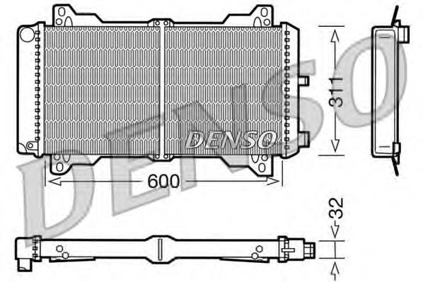 DRM10012 Denso Chłodnica silnika