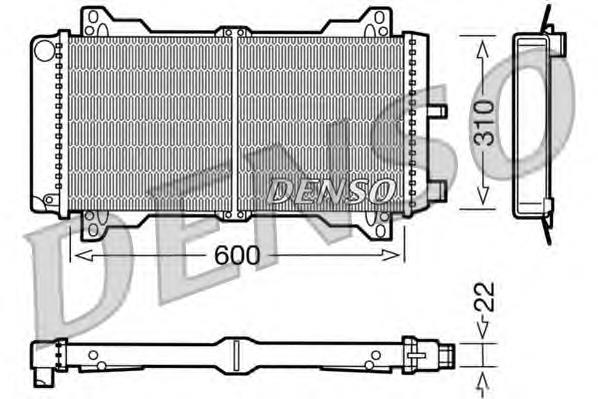 DRM10013 Denso Chłodnica silnika