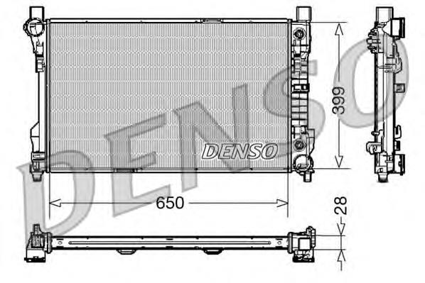 A2035000703 Mercedes Chłodnica silnika