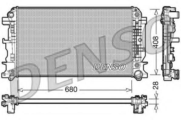 Do koszyka A9065000302 Mercedes Chłodnica silnika