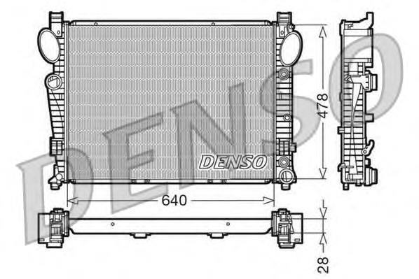 Chłodnica silnika Mercedes 2205001403 cena, od 223,92 USD