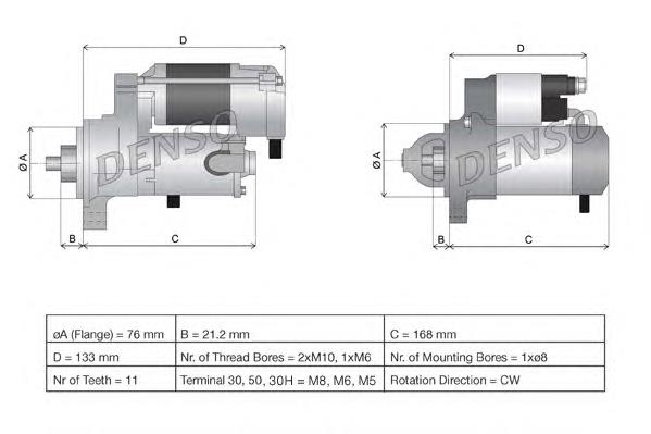 Rozrusznik BMW 12412179675