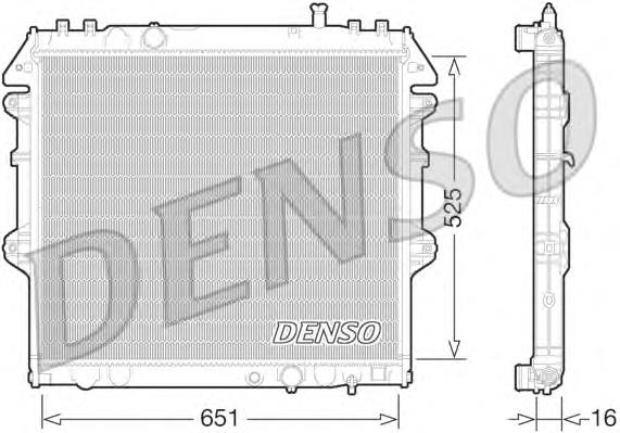 Do koszyka 164000L140 Toyota Chłodnica silnika